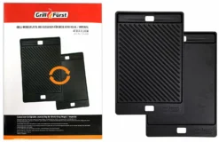 Grillfürst Grillplatte Gusseisen Für Imperial / Regal / 48 X 31 Cm