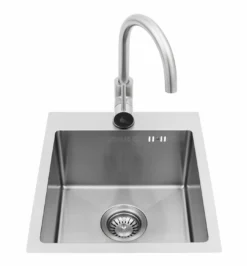 BULL Spülbecken In Der Größe S, 33 X 33 X 20 Cm, Inkl. Wasserhahn (für Warm/kalt)