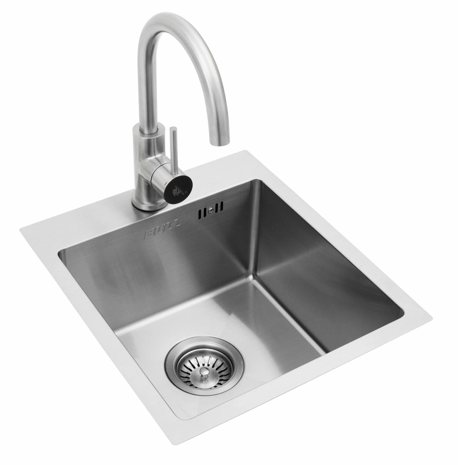 BULL Spülbecken In Der Größe S, 33 X 33 X 20 Cm, Inkl. Wasserhahn (für Warm/kalt) 3 BULL Spülbecken In Der Größe S, 33 X 33 X 20 Cm, Inkl. Wasserhahn (für Warm/kalt) – Bild 3