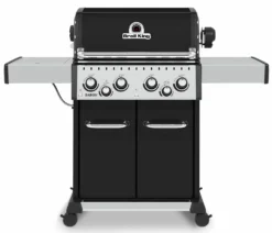 Broil King Baron 490 Black Gasgrill Inkl. Drehspieß - Modell 2023 - Grillfürst Deal Mit Zusätzlichen Edelstahl Grillrosten