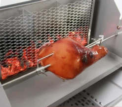 Thüros Holzkohlegrill T2 / Edelstahl Säulengrill 35x35 Cm Inkl. Windansteckblech Und Kohleschacht 7 Thüros Holzkohlegrill T2 / Edelstahl Säulengrill 35x35 Cm Inkl. Windansteckblech Und Kohleschacht -Grill Verkaufs-Shop 22388 Thueros Kohleschacht fuer Seitenhitze