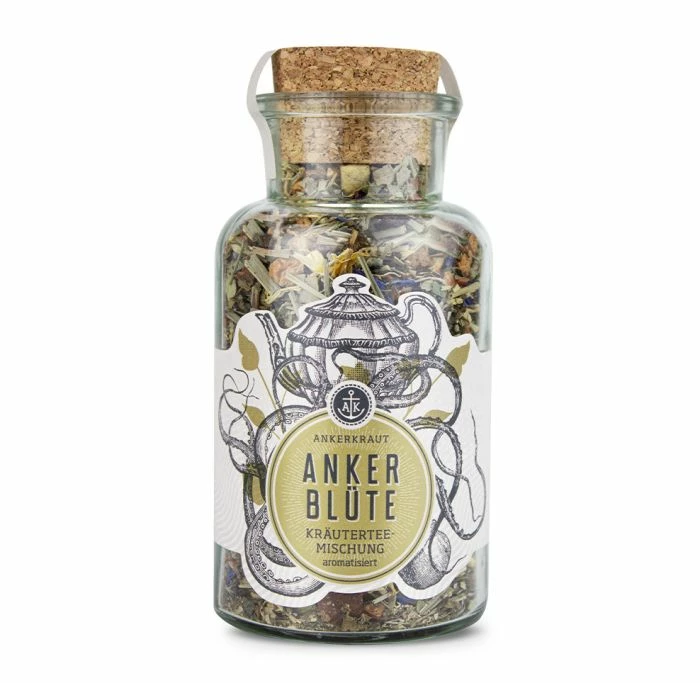 Ankerkraut Tee-Box "Kräuterliebe" - Mit Ankerblüte, Nana Minze, Ingwerfrische 1 Ankerkraut Tee-Box "Kräuterliebe" - Mit Ankerblüte, Nana Minze, Ingwerfrische
