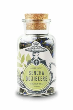 Ankerkraut Tee-Box "Mit Allen Wassern Gewaschen" - Mit Sencha Gojibeere, Nachthimmel, Orange Grapefruit