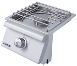 BULL Einbau Seitenbrenner Single / Edelstahl / Slide-In