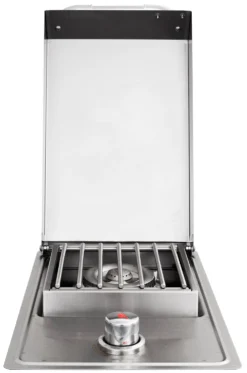 BULL Einbau Seitenbrenner Single / Edelstahl / Drop-In