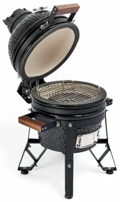 The Bastard Keramikgrill Classic Small - Schwarz Glänzend - Modell 2023 -Grill Verkaufs-Shop Bastard Grill Classic Small BC206 seitlich