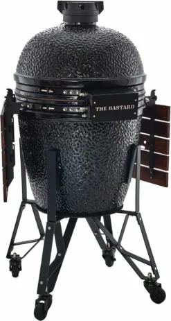 The Bastard Keramikgrill Classic Large - Complete - Schwarz Glänzend - Modell 2023 -Grill Verkaufs-Shop Bastard Grill Large Complete Rueckseite BC201