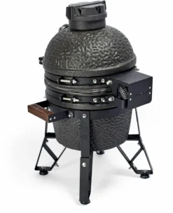 The Bastard Keramikgrill Urban Small - Schwarz Matt - Modell 2023 -Grill Verkaufs-Shop Bastard Keramikgrill Urban Small rueckseite Scharnier BU206
