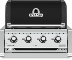 Broil King Regal 420 Black Einbaugrill - Grillfürst Deal Mit Zusätzlichen Edelstahl Grillrosten - Modell 2023