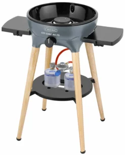 CADAC Gasgrill Citi Chef 40 FS BBQ / Dome Steel Grey, 50 Mbar -Grill Verkaufs-Shop CADAC Citi Chef 40 FS Steel Grey 2 Gaskartuschen 1