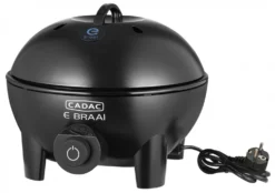 CADAC Elektrogrill Tischgrill E-Braai 40 BBQ / Dome Black