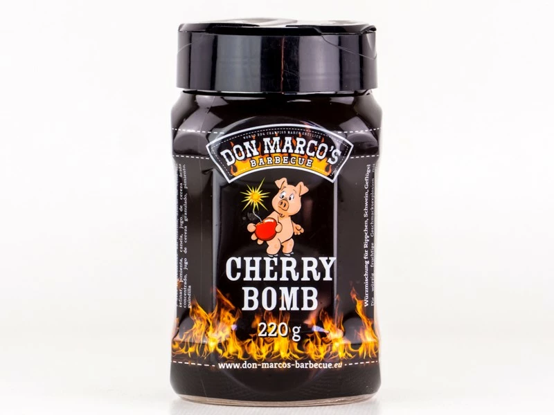 Don Marcos Cherry Bomb BBQ Rub 220g Dose 1 Don Marcos Cherry Bomb BBQ Rub 220g Dose