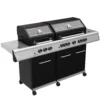 Grillfürst G750G 7-Brenner Doppelkammer - Gasgrill - Eintracht Frankfurt Edition - Gusseisenroste