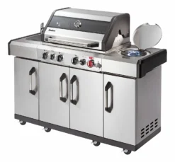 Enders Gasgrill Kansas II Pro 4 SIK Profi Turbo -Grill Verkaufs-Shop Enders Gasgrill Kansas II Pro 4 SIK Profi Turbo Seitenkocher