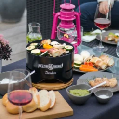 Feuerhand Tischgrill Tamber Schwarz -Grill Verkaufs-Shop Feuerhand Tamber Tischgrill schwarz Lifestyle