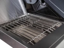 Grillfürst G510G 5-Brenner Gasgrill Mit Hochtemperaturbrenner Und Gusseisen Rosten - Feuerwehr Edition -Grill Verkaufs-Shop G510G FW Feuerwehrgrill Foto freigestellt 04