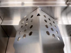 Grillfürst G201E 2-Brenner Gasgrill Portabel V2 - Campinggrill / Balkongrill 50mbar -Grill Verkaufs-Shop Grillfuerst Campinggrill G201E Flammenschutzblech Edelstahl