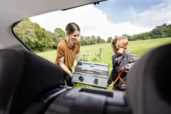 Grillfürst G201E 2-Brenner Gasgrill Portabel V2 - Campinggrill / Balkongrill 50mbar -Grill Verkaufs-Shop Grillfuerst Campinggrill transportabel mobiler Grill