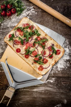 Grillfürst Pizzaheber / Pizzaschieber Edelstahl Klappbar -Grill Verkaufs-Shop Grillfuerst Edelstahl Pizzaschaufel