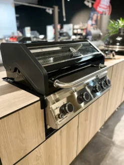 Grillfürst G490G 4-Brenner Einbaugrill - Black Edition - Mit Heckbrenner Und Gusseisen Rosten -Grill Verkaufs-Shop Grillfuerst Einbaugrill G490 Outdoor Kueche