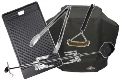 Grillfürst S530G 5-Brenner Gasgrill Mit Seitenkocher Und Gussrosten - Inkl. Gasgrill Einsteigerpaket