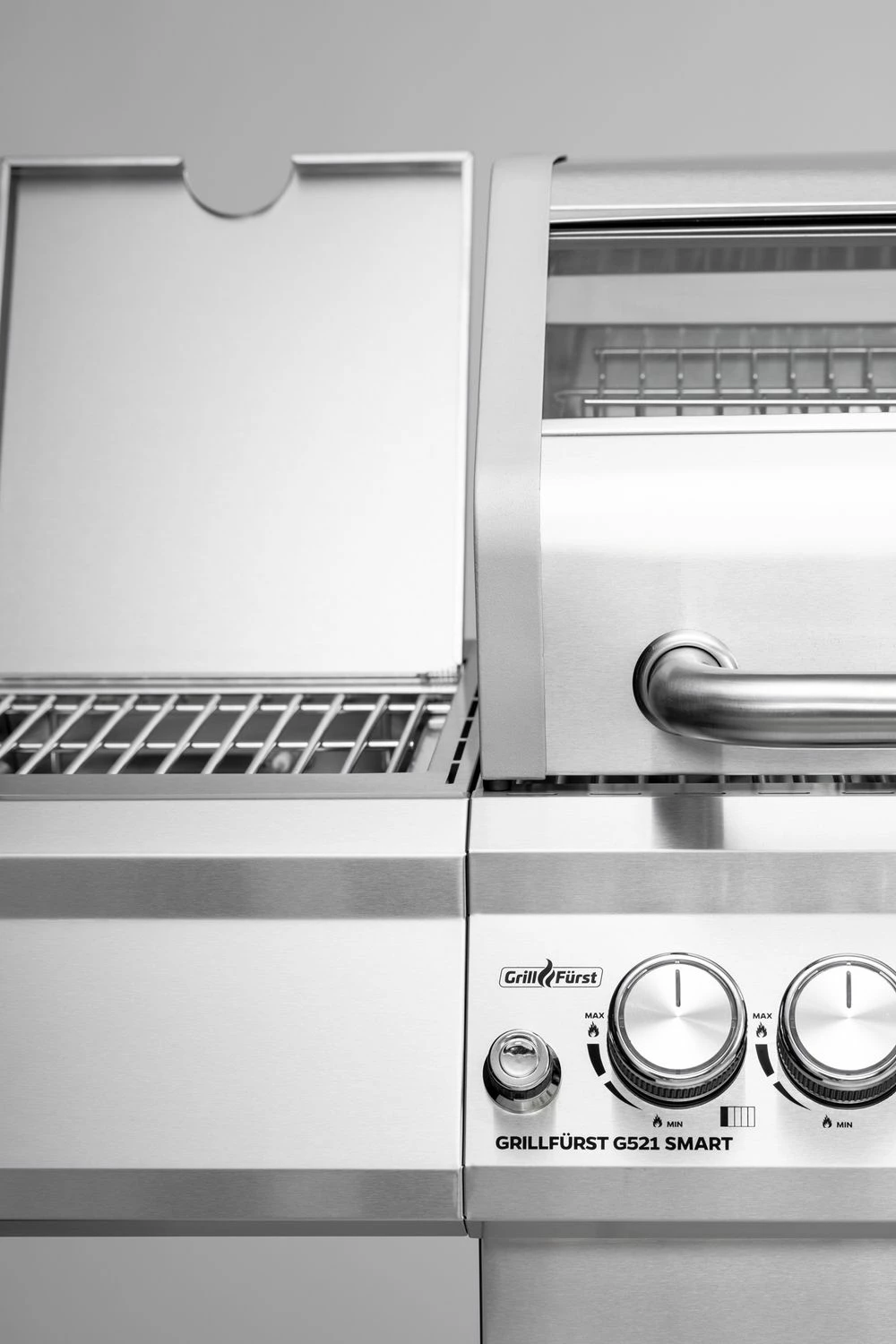 Grillfürst G521G Smart Grill - Mit Automatischer Temperatursteuerung, Hochtemperaturbrenner, Heckbrenner Und Gusseisen Rosten 15 Grillfürst G521G Smart Grill - Mit Automatischer Temperatursteuerung, Hochtemperaturbrenner, Heckbrenner Und Gusseisen Rosten – Bild 15