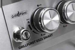 Grillfürst G521G Smart Grill - Mit Automatischer Temperatursteuerung, Hochtemperaturbrenner, Heckbrenner Und Gusseisen Rosten 37 Grillfürst G521G Smart Grill - Mit Automatischer Temperatursteuerung, Hochtemperaturbrenner, Heckbrenner Und Gusseisen Rosten -Grill Verkaufs-Shop Grillfuerst G521E Smart Grill Bedienblende 1