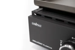 Grillfürst Plancha Grill - 2 Brenner Mit Insgesamt 7 KW Und Edelstahl Plancha -Grill Verkaufs-Shop Grillfuerst Gas Planchagrill Blende schwarz 1