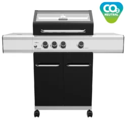 Grillfürst G310E 3-Brenner Gasgrill Mit Hochtemperaturbrenner Und Edelstahl Rosten