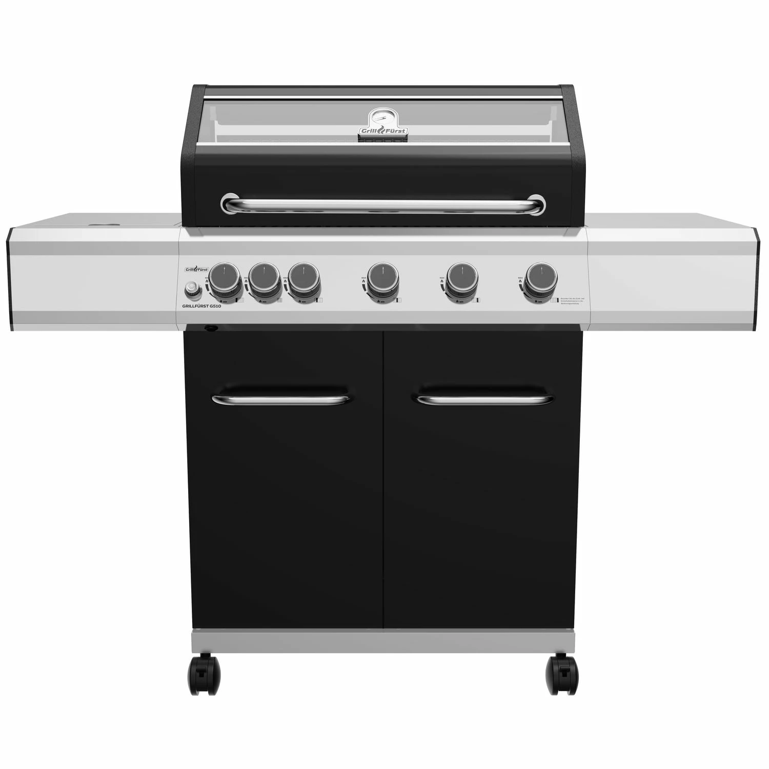 Grillfürst G510E 5-Brenner Gasgrill Mit Hochtemperaturbrenner Und Edelstahl Rosten - X-DEAL Inkl. Zubehörpaket 1 Grillfürst G510E 5-Brenner Gasgrill Mit Hochtemperaturbrenner Und Edelstahl Rosten - X-DEAL Inkl. Zubehörpaket