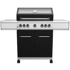 Grillfürst G520G 5-Brenner Gasgrill Mit Hochtemperaturbrenner, Heckbrenner Und Gusseisen Rosten - X-DEAL Inkl. Zubehörpaket