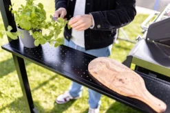 Grillfürst Premium Grillpavillon Aus Stahl Mit Wetterfestem Metalldach Und Ablageflächen -Grill Verkaufs-Shop Grillfuerst Grillpavillon Ablage