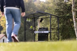 Grillfürst Premium Grillpavillon Aus Stahl Mit Wetterfestem Metalldach Und Ablageflächen -Grill Verkaufs-Shop Grillfuerst Grillpavillon Garten Grillpavillon