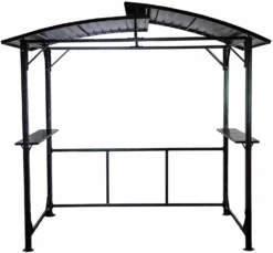 Grillfürst Premium Grillpavillon Aus Stahl Mit Wetterfestem Metalldach Und Ablageflächen