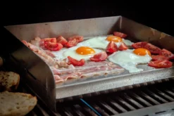 Grillfürst Edelstahl Plancha / Grillplatte / Teppanyaki Pfanne - 32 X 28 Cm -Grill Verkaufs-Shop Grillfuerst Grillplatte Edelstahl Plancha Teppanyaki Grill