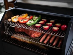 Grillfürst Pelletgrill / Pelletsmoker S280 -Grill Verkaufs-Shop Grillfuerst Pelletgrill smoken Fleisch Gemuese Beilagen