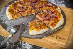Grillfürst Pizzastein 33 Cm Mit Pizzablech -Grill Verkaufs-Shop Grillfuerst Pizzablech Schneidebrett