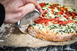 Grillfürst Pizzaschneider / Pizzarad Edelstahl 10cm -Grill Verkaufs-Shop Grillfuerst Pizzarad