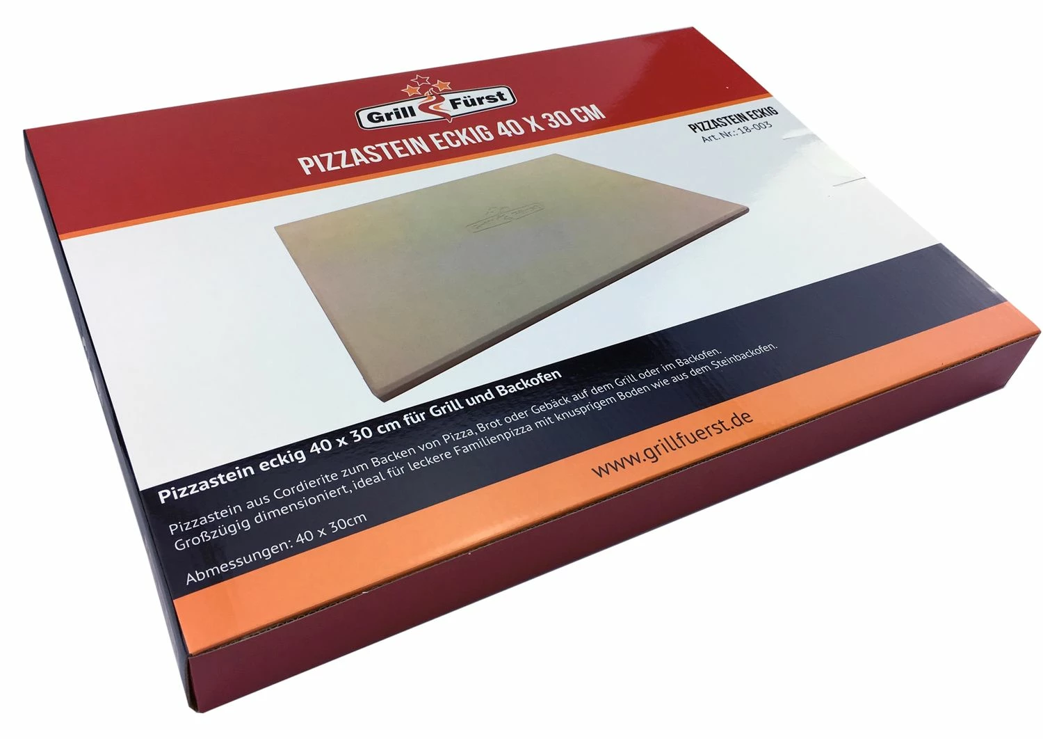 Grillfürst Pizzastein Rechteckig 40 X 30 Cm 6 Grillfürst Pizzastein Rechteckig 40 X 30 Cm – Bild 6