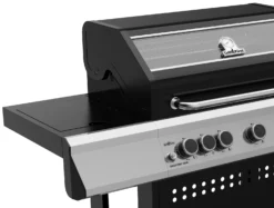 Grillfürst S530G 5-Brenner Gasgrill Mit Seitenkocher Und Gussrosten - Inkl. Gasgrill Einsteigerpaket -Grill Verkaufs-Shop Grillfuerst S 530 Gasgrill Seitenkocher Gussroste emaillierte 5 1676284365