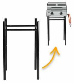 Grillfürst G201E 2-Brenner Gasgrill Portabel V2 - Campinggrill / Balkongrill 50mbar - Inkl. Untergestell -Grill Verkaufs-Shop Grillfuerst Untergestell Campinggrill G201E 1 1