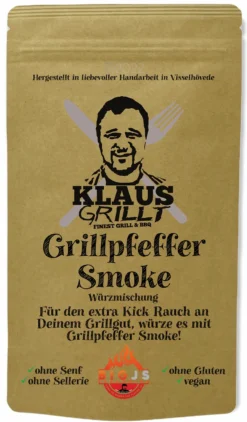 Grillpfeffer Smoke 250 G Beutel By Klaus Grillt