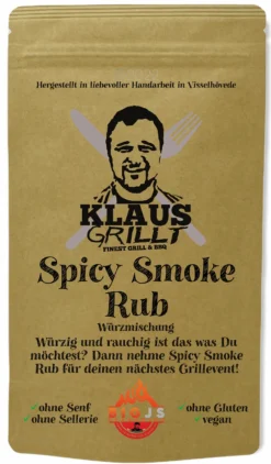 Spicy Smoke Rub 250 G Beutel By Klaus Grillt