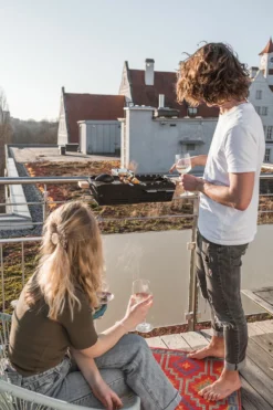 Knister Gasgrill - Ausziehbarer Kompaktgrill -Grill Verkaufs-Shop Knister Gasgrill Balkongrillen