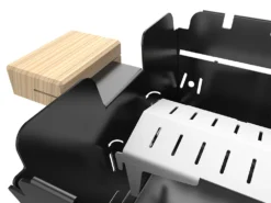 Knister Gasgrill - Ausziehbarer Kompaktgrill -Grill Verkaufs-Shop Knister Gasgrill Flammenschutz montieren