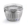 LotusGrill Classic - Holzkohle Tischgrill - Metallicsilber Inkl. Tasche