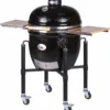 Monolith Grill LeCHEF BBQ GURU - PRO-Serie 2.0 Schwarz - MIT Gestell Und Seitentischen