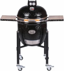 Monolith Grill CLASSIC PRO-Serie 2.0 Schwarz - MIT Gestell Und Seitentischen