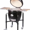 Monolith Grill CLASSIC BBQ GURU - PRO-Serie 2.0 Schwarz - MIT Gestell Und Seitentischen