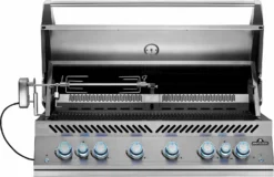 Napoleon 700-Series 44" BIG44 Edelstahl Einbaugrill Inkl. Drehspieß - Modell 2023 -Grill Verkaufs-Shop Napoleon Einbaugrill BIG44 Rotisserie links